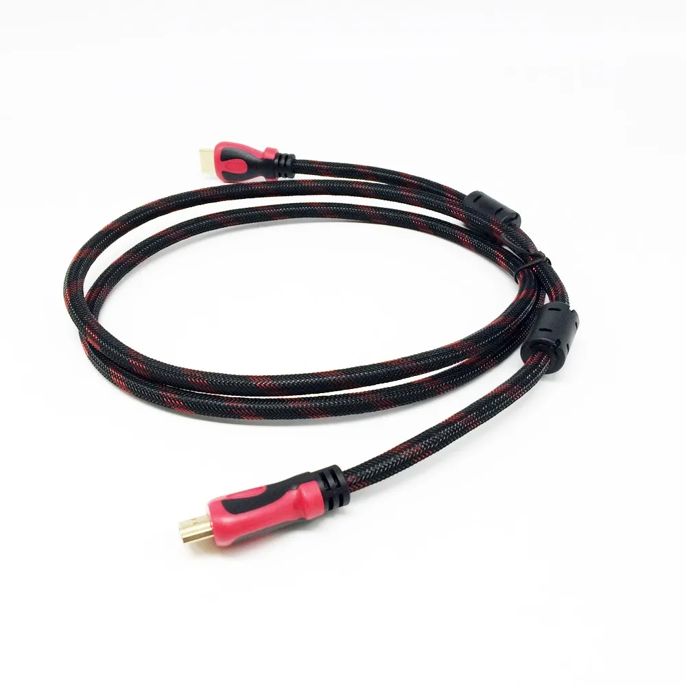 Высокоскоростной HDMI кабель Позолоченный разъем версии 1 4 штекер соединение с