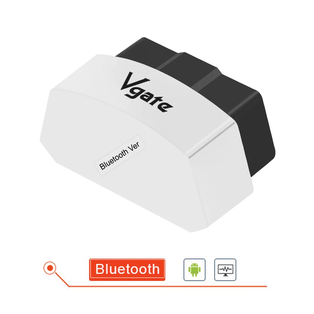 Vgate iCar3 ELM 327 V2.1 OBD2 WI-FI Bluetooth сканер Икар 3 ELM327 для Android/IOS OBD 2 OBD2 автомобиля диагностики авто диагностический инструмент - Цвет: White Bluetooth 3.0