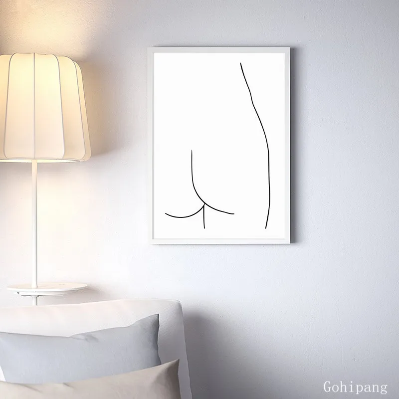 Bathroom-Decor-Minimalist-Wall-Art-Quotes-Poster-Picasso-Stick-Figure-Print-Canvas-Painting-Picture-Decoration-No (2)
