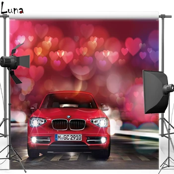 

MEHOFOTO New Fabric Polyester Photography Background For Children Shimmer Car Vinyl Background For Wedding Photo Studio 502