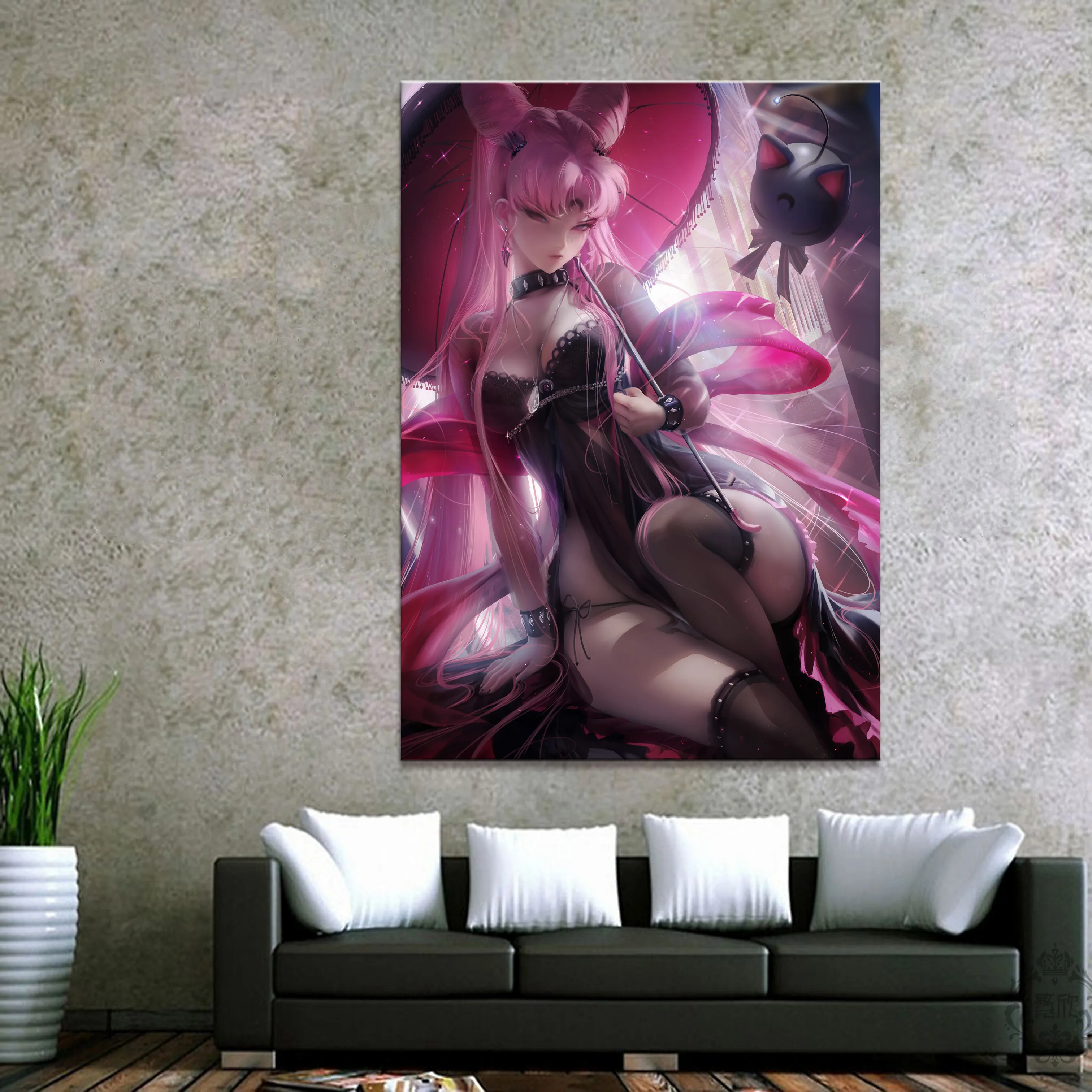 

Home Decor Modular Canvas Picture 1 Piece Sexy Sailor Moon Animation Painting Poster Wall For Home Canvas Painting Wholesale