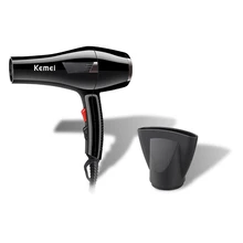 Kemei KM-8857 мощный бытовой фен Черный
