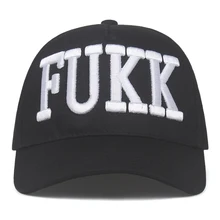 Новое поступление "факк" с нашивкой в виде надписи "бейсболки женские Регулируемый задник кепки для мужчин модная мужская шляпа; ; Прямая поставка;