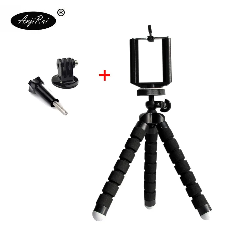 Гибкий штатив Осьминог для iPhone 7/Gopro Hero 4 3 + 2 1 SJ500 SJ4000 Май сеансов Xiaoyi камера с