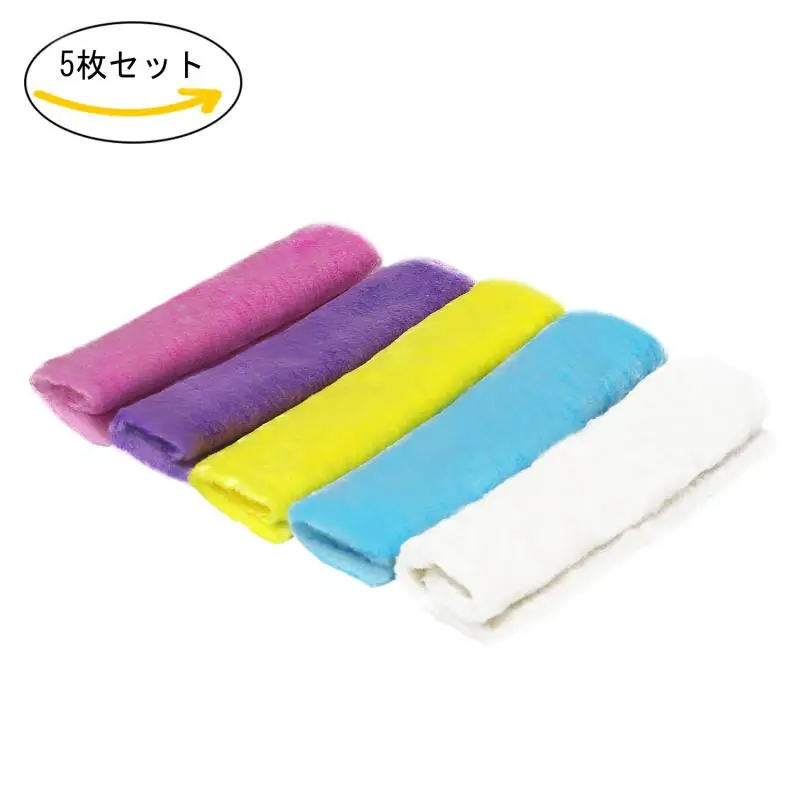 5 PCS Multifunctional Non-stick Oil Wood Fiber Dish Towel Kitchen Convenient Cleaning Cloth | Дом и сад