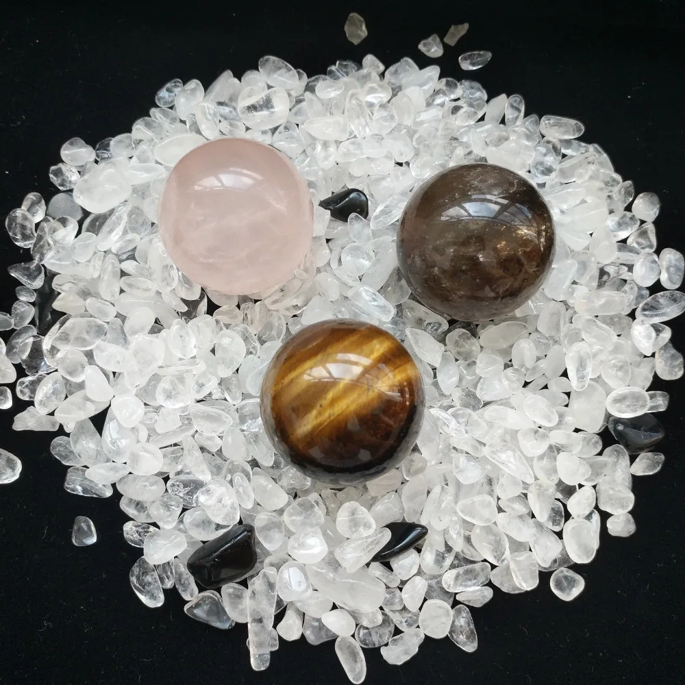 

Natural Gravel&Pink Crystal Obelisk Quartz Point Specimen Healing