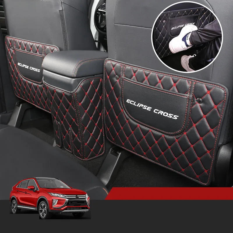 Защитный чехол на заднее сиденье для Mitsubishi ECLIPSE CROSS 2018 2019|Хромирование| |