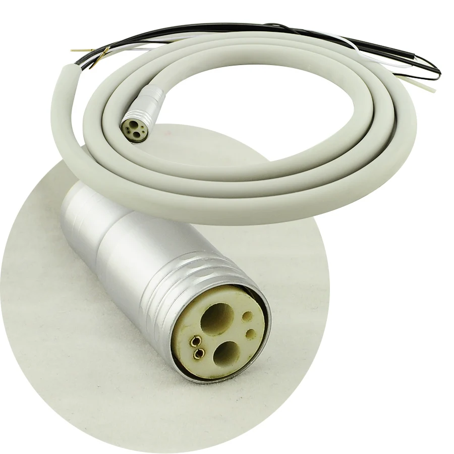 Стоматологический силиконовый 6 отверстий кабельный трубчатый шланг для волоконно-оптического ручного костюма стоматологический воздушный турбинный двигатель/ручное соединение