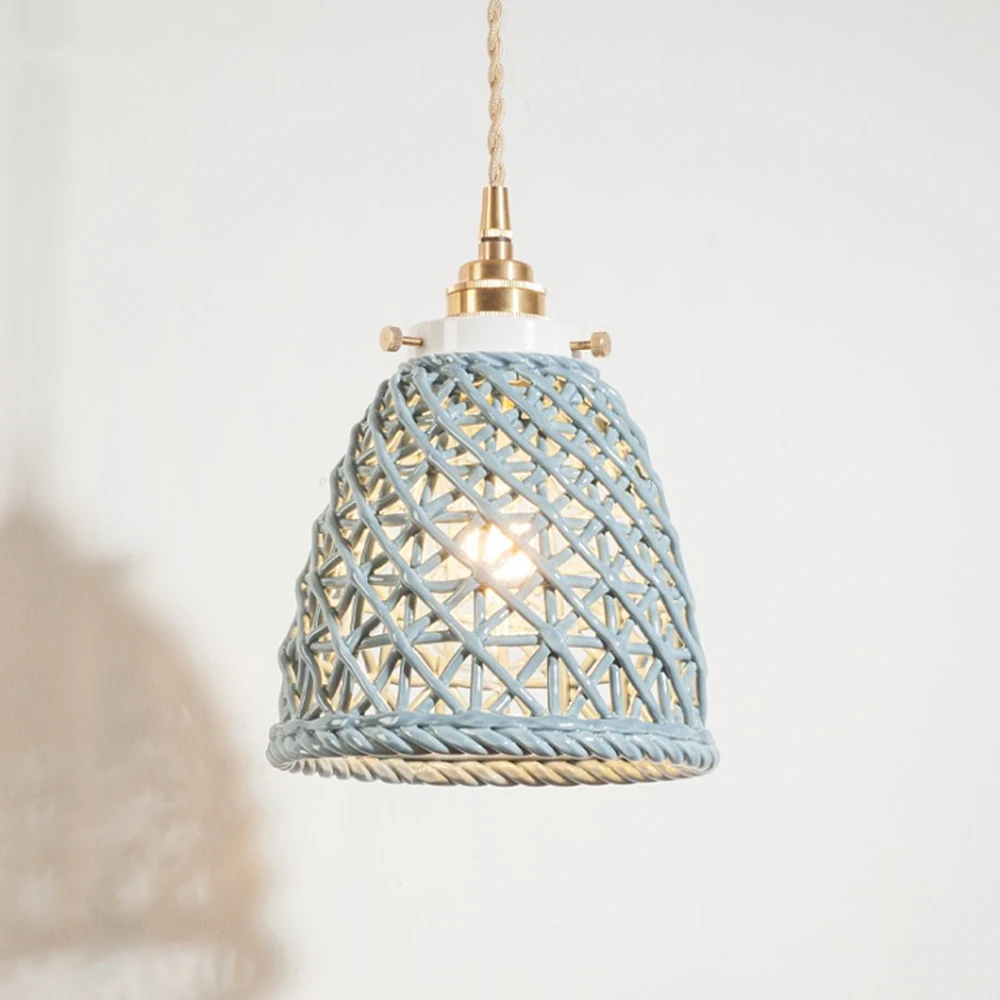ceramics Pendant Light festival pendant lamp coffee vintage Pendant Lamp American loft pendant home lighting fixtures ceramics