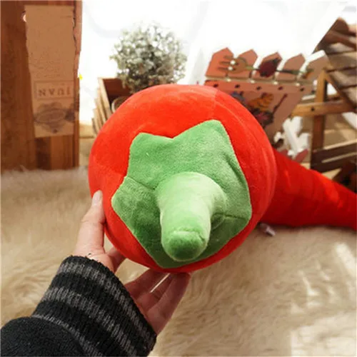 Fancytrader Plush Toy 70cm Big Soft Red Beauty Chili Toy 28'' Giant Stuffed Hot Pepper Doll Pillow (2)