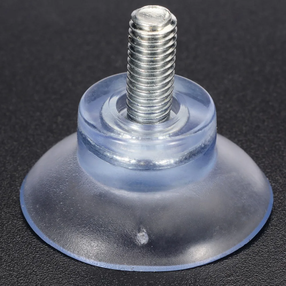 10 шт. резиновая сильная присоска Сменные стеклянные прозрачные присоски пластиковые крючки для стеклянных столешниц W/M6 Винт инструмент для хранения