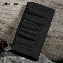 Gohantee Тактический 5 круглых снарядов патронов в виде ракушки держатель охотничий кобура для пистолета Reload подсумок военный Molle Mag сумка