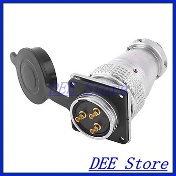 

AC 400V 25A 3 Pin Square Electric Deck Aviation Connector Adapter Plug
