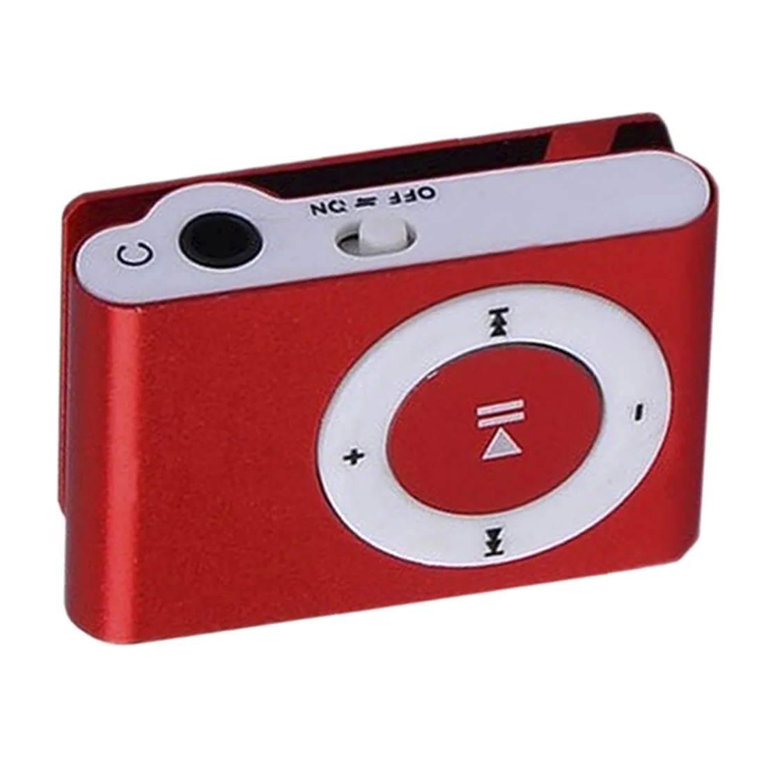 Портативный MP3 плеер, мини MP3-плеер с зажимом, водонепроницаемый спортивный MP3 музыкальный плеер Walkman Lettore Mp3 с разъемом TF, приятный звук - Цвет: Red
