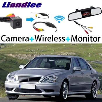 

Liandlee 3in1 Wireless Receiver Mirror Monitor Special Rear View Camera Backup For Mercedes Benz S Class MB W220 1998~2006