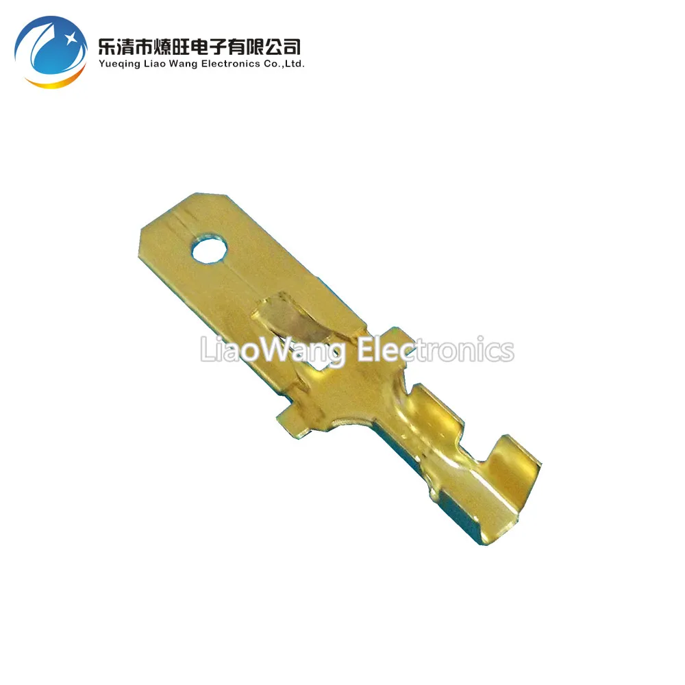 

100 PCS 7.8 series quadruple plug male terminal DJ611-7.8 plug car connector terminal