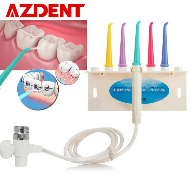 AZDENT Faucet Water Dental Flosser Oral Irrigator Water Jet Floss Pick