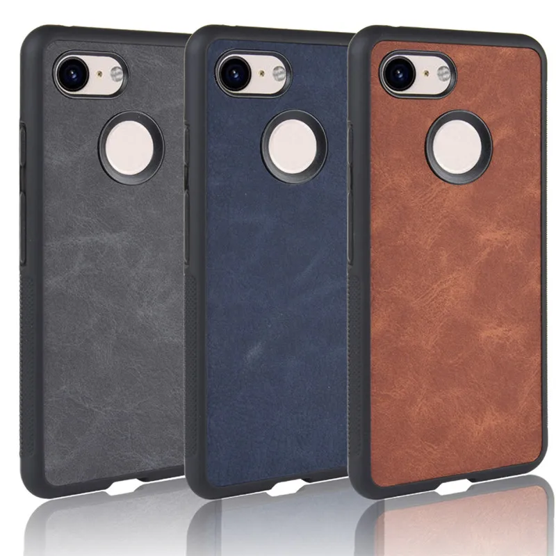 

For Google Pixel 3 3XL Phone Case TPU Luxury PU Leather Back Cover Case For Google Pixel 3XL 3 XL Full Protective Back Cover
