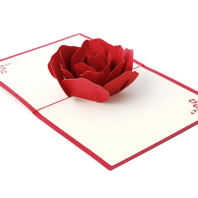 3D всплывающая открытка ручная работа с днем рождения Рождеством подарки|card