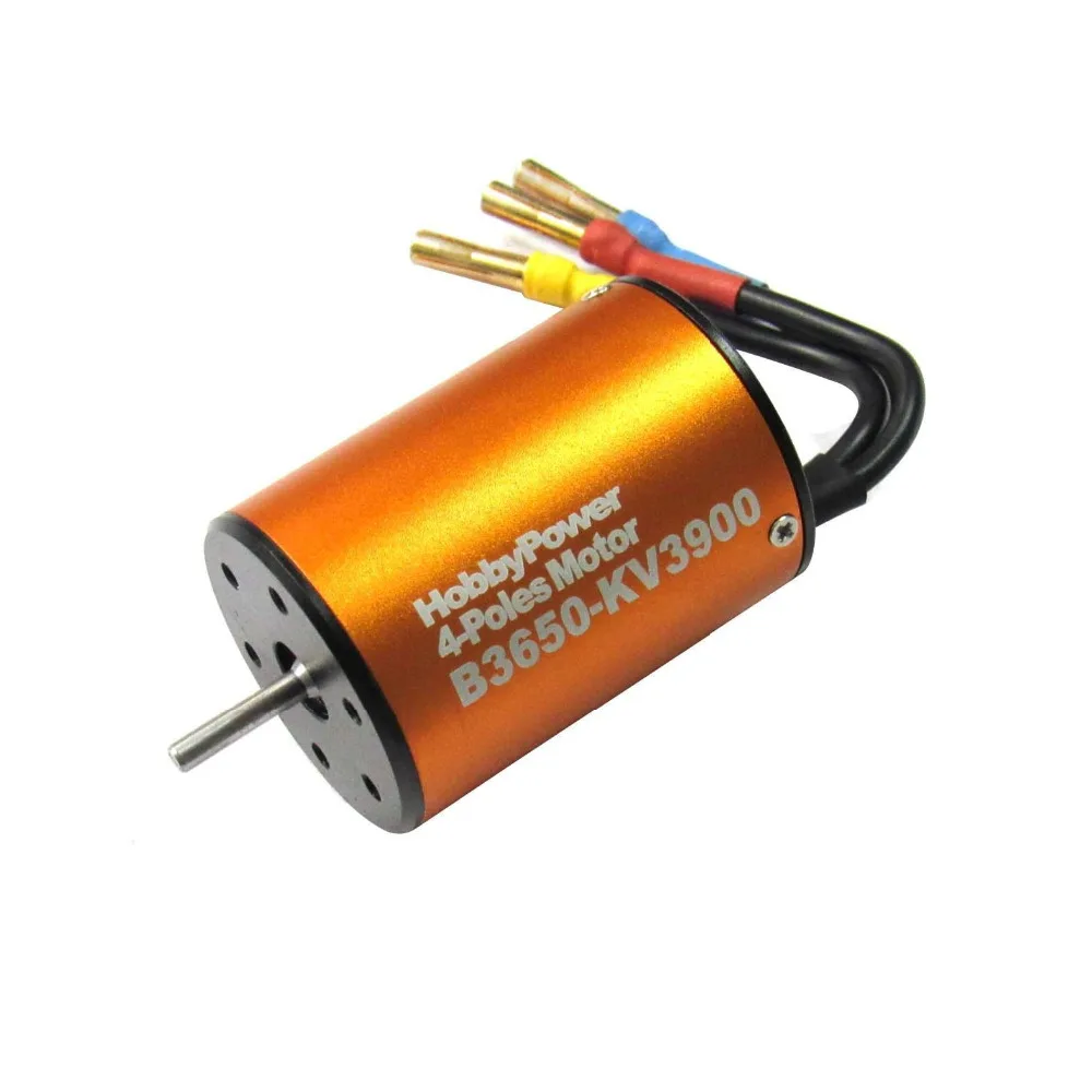 Бесщеточный 4 полюсный двигатель HP B3650 5200KV 4300KV 3900KV для автомобиля багги лодки 1/10