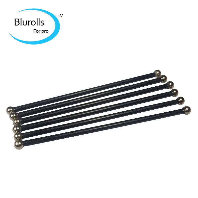 Reprap Kossel delta K800 3D printer magnetic Diagonal push rods kit end Rods Arms kit/set 180mm Carbon tube assembled rod kit