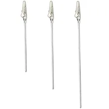 Лот 50 шт. DIY Металлические провод Alligator памятная фотография Клип Держатели, глины и зажим для торта, аксессуары, " 5" " Место проведения свадьбы Вечерние пользу