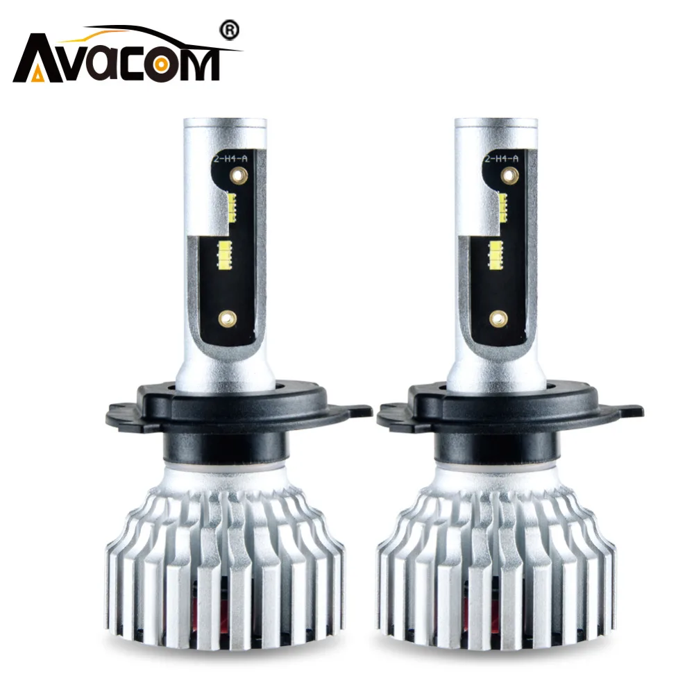 Автомобильный светодиодный фонарь Avacom H7 9005/HB3 9006/HB4 9012/HIR2 12 В 24 ZES 16000Lm 6500 к Супер