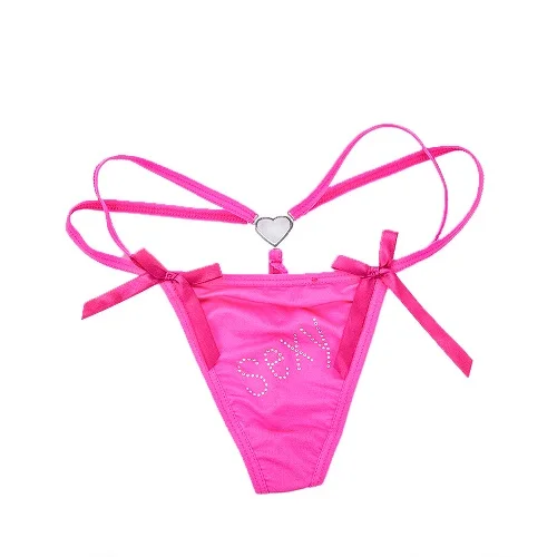 Hot Selling Fashion Sexy Women Thongs Heart G string V string Panties
