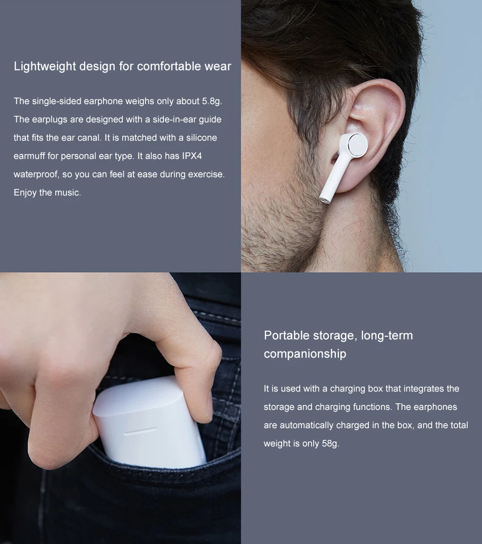 Xiaomi Airdots Pro TWS наушники Bluetooth гарнитура стерео ANC переключатель ENC автоматическая пауза Tap управление беспроводные наушники запас