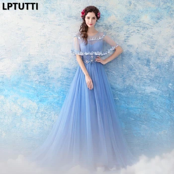 

LPTUTTI Appliques Embroidery New For Women Elegant Date Ceremony Party Prom Gown Formal Gala Events Luxury Long Evening Dress