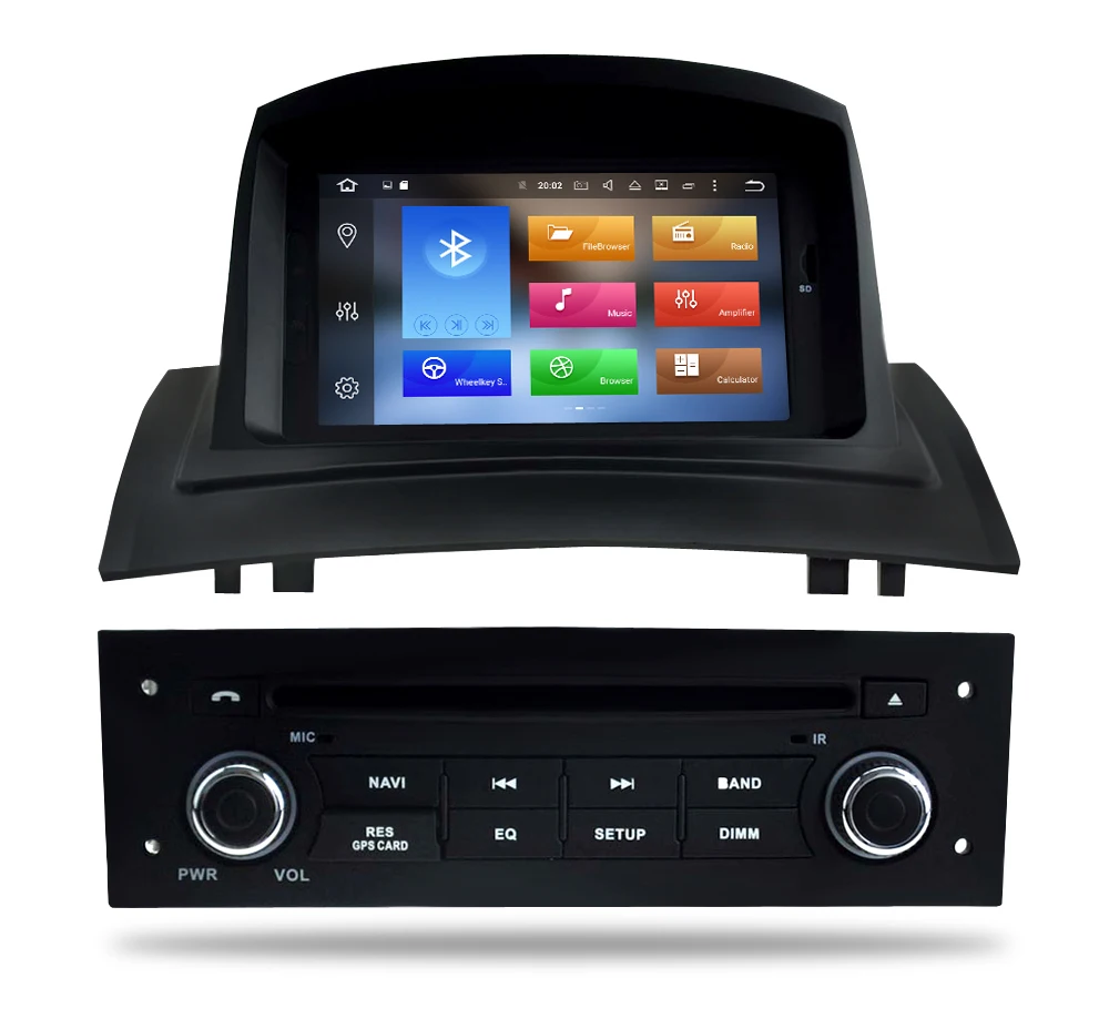 Headunit For Renault Megane 2 Fluence 2002-2008 Android 8.0 Car Stereo DVD Player GPS Navigation 4GB RAM Video Multimedia Radio-1