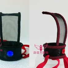 2 вида конструкций синий красный чистая мужская шляпа Тиара для волос платье ханьфу Древние китайские Swordmen Childe Тиара для волос