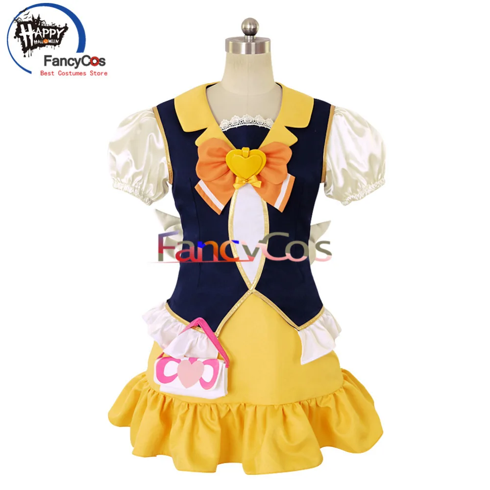 Необычный костюм на Хэллоуин HappinessCharge PreCure! Платье для косплея аниме высокое