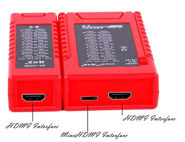 NF-HDMI HD Многофункциональный кабельный тестер, измерения линии устройства, проверить линии инструментом, 1,3/1,4 версии