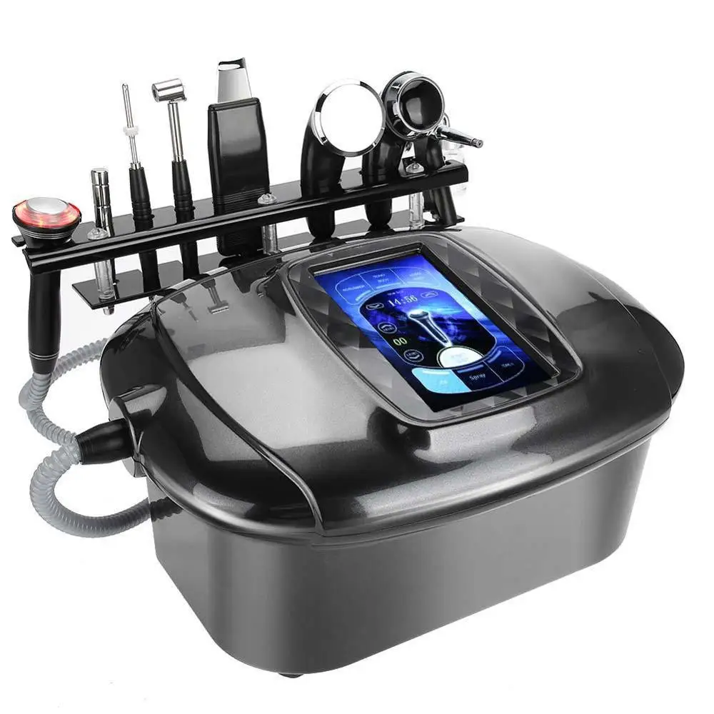 

Multifunction ultrasonic rf face lift oxygen water spray facial beauty machine