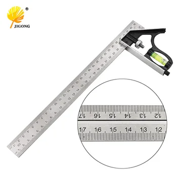 Angle Square Measuring Tools Set Precise Stainless Steel Aluminium Durable Adjustable Combination Spirit Level 12" 300mm