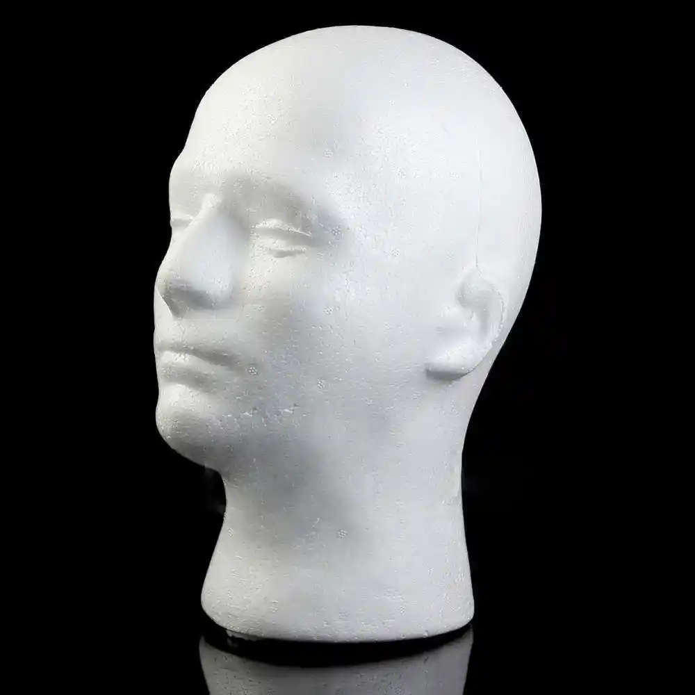 manikin head model hat glasses display foam mannequin head model