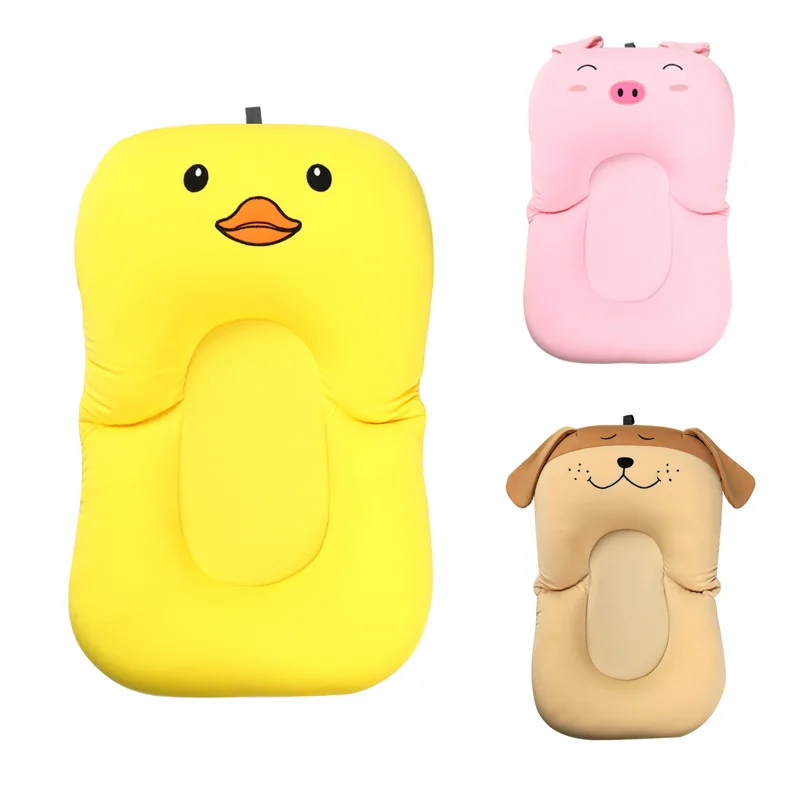 Baby Bath Support Pad Portable Air Cushion Bed Non-Slip Bathtub Mat