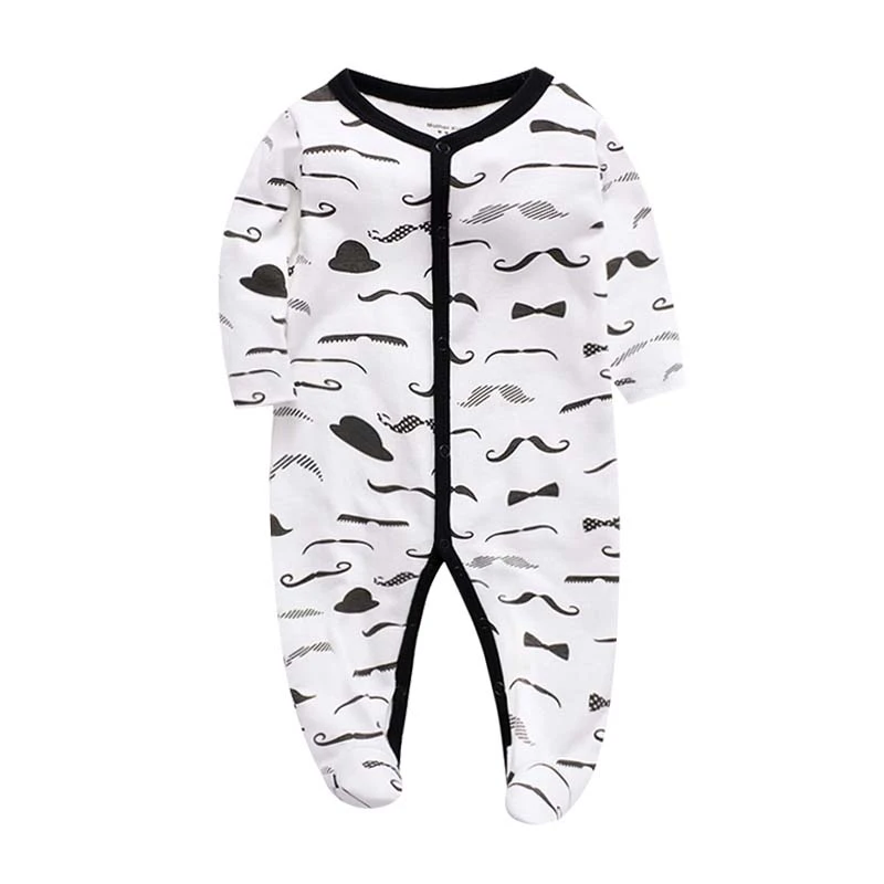 bamboo baby bodysuits	 Newborn Baby Boys Girls Sleepers Pajamas Babies Jumpsuits 1 PCS Infant Long Sleeve 0 3 6 9 12 Months Clothes Cotton baby suit