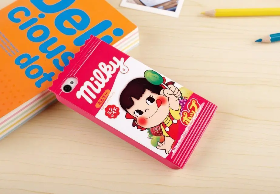 100pcs/lot Milky Candy Girl Soft Gel TPU Cell Phone Case Cover for iphone 4 4s hot sell DHL Free shipping |