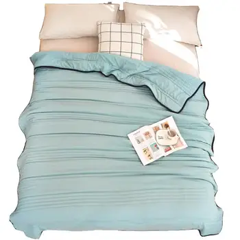 

Pure color air conditioners can be washed for summer gifts Quilted quilt Superior quality Summer quilt