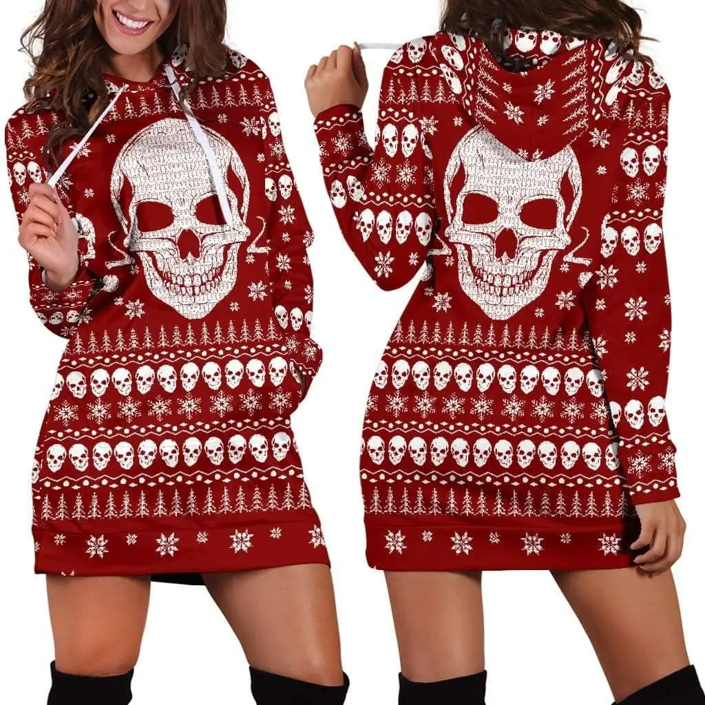 Skull Sweater Dress Clearance, 50% OFF 