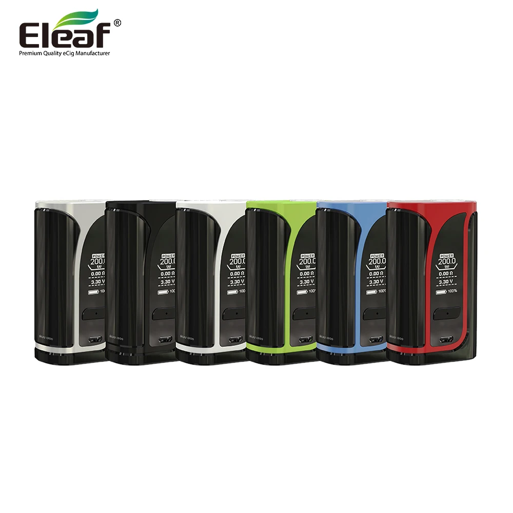 

Original Eleaf iKuun i200 mod Electronic cigarette with 4600mah battery Box Mod Vape fit Melo 4 Tank VS Eleaf iStick Pico E cigs