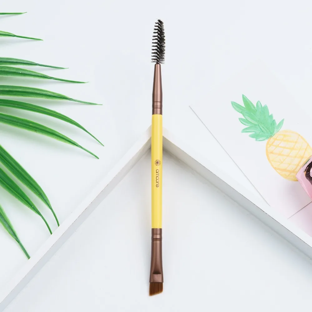amoore Double Eyebrow Brush+Eyebrow Comb Essentials Beauty Cosmetic Brush Eyebrow Makeup Brushes for Brush Makeup tools (7)