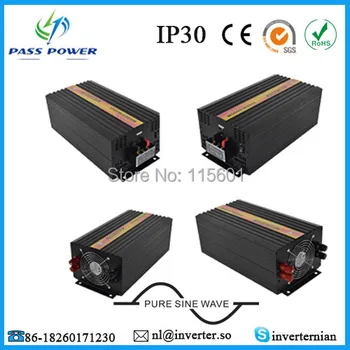 

Free Shipping DC to AC Single Phrase 12V 24V 48V 100V 110V 120V 220V 230V 240V 2500W PureSine Wave Solar Power Micro Inverter