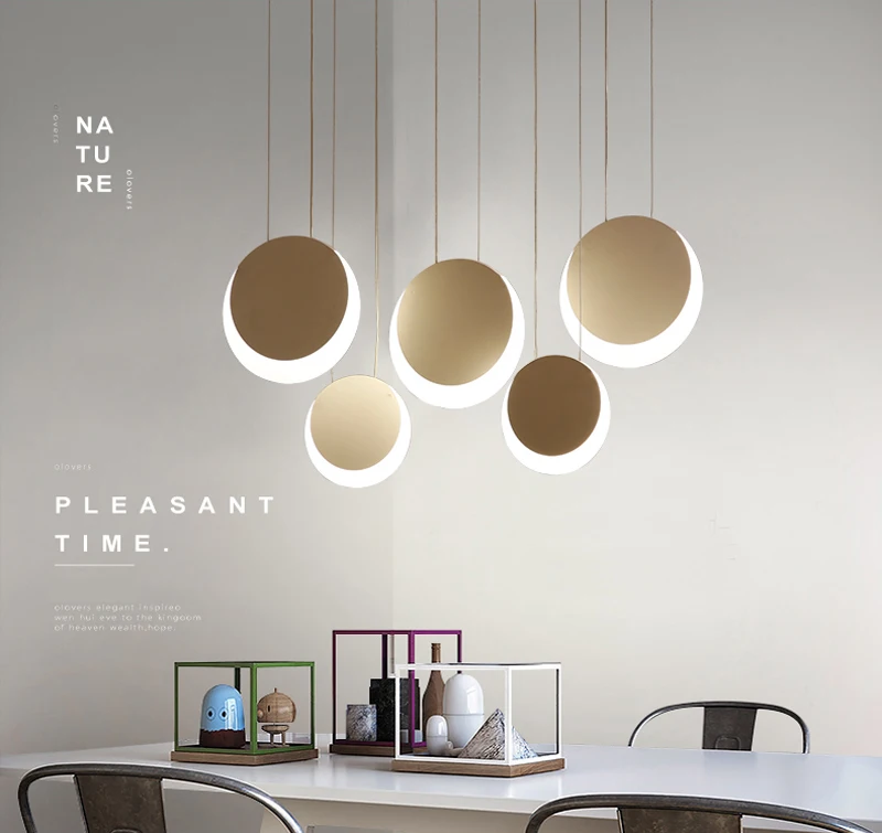 Nordic Modern Led Pendant Lights DIY Hanging Light For Dining Room Kitchen Room Cafe suspension luminaire suspendu Pendant Lamp (2)