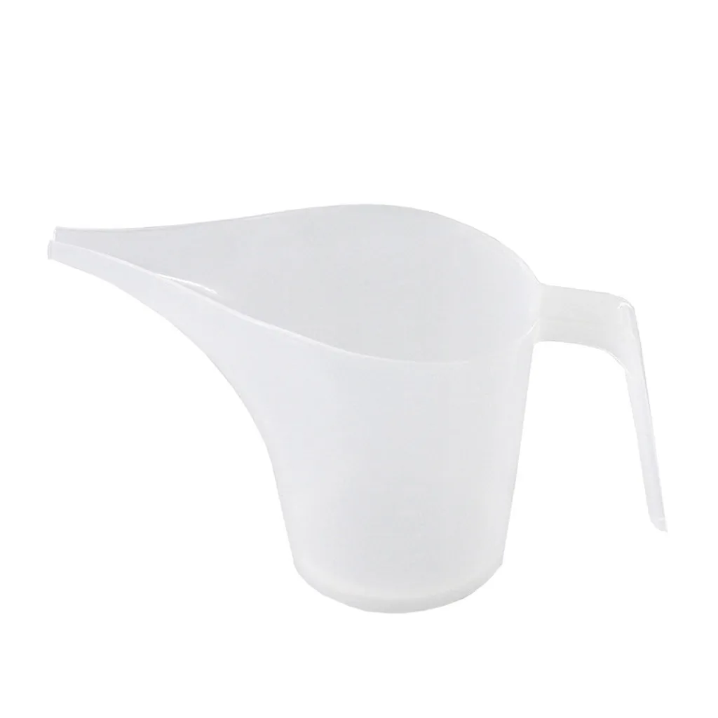 Tip Mouth Plastic Measuring Jug Cup Graduated Surface Cooking Kitchen Bakery Cooking Tools Funnel Measuring Cup 2.35 - Цвет: White