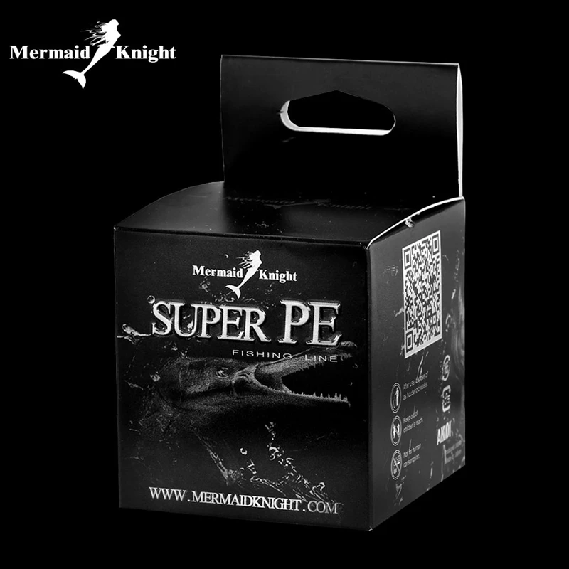 MermaidKnight 500M/550YDS PE 8 плетеная леска Superline для ловли щуки карпа грубой морской