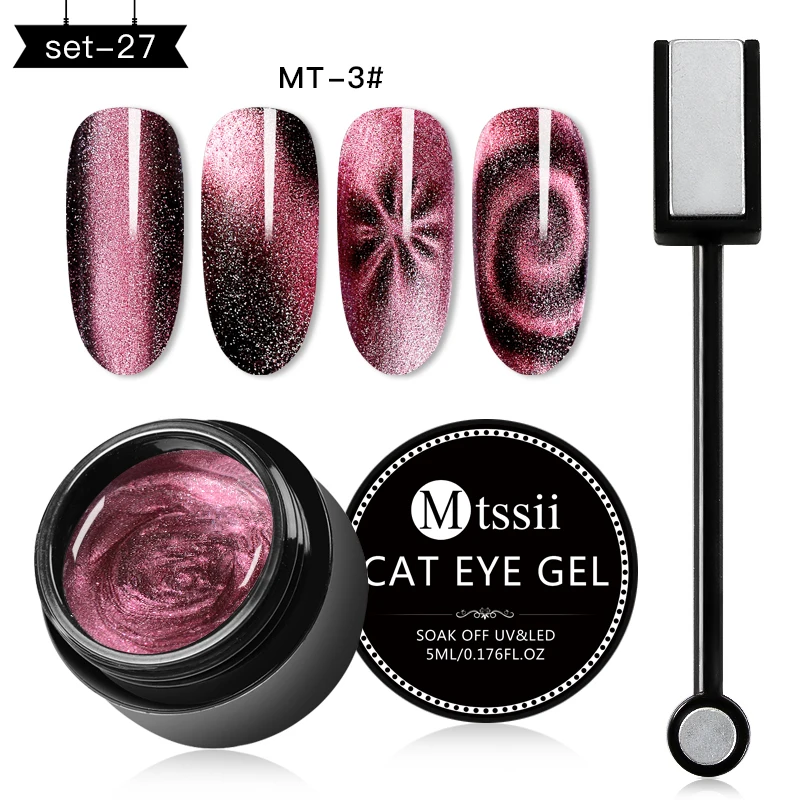 Mtssii магнит Гель-лак для ногтей 5D кошачий глаз УФ-гель для ногтей Хамелеон для использования с магнитом гель-лаки Маникюр замочить от эмали - Цвет: RZH01340