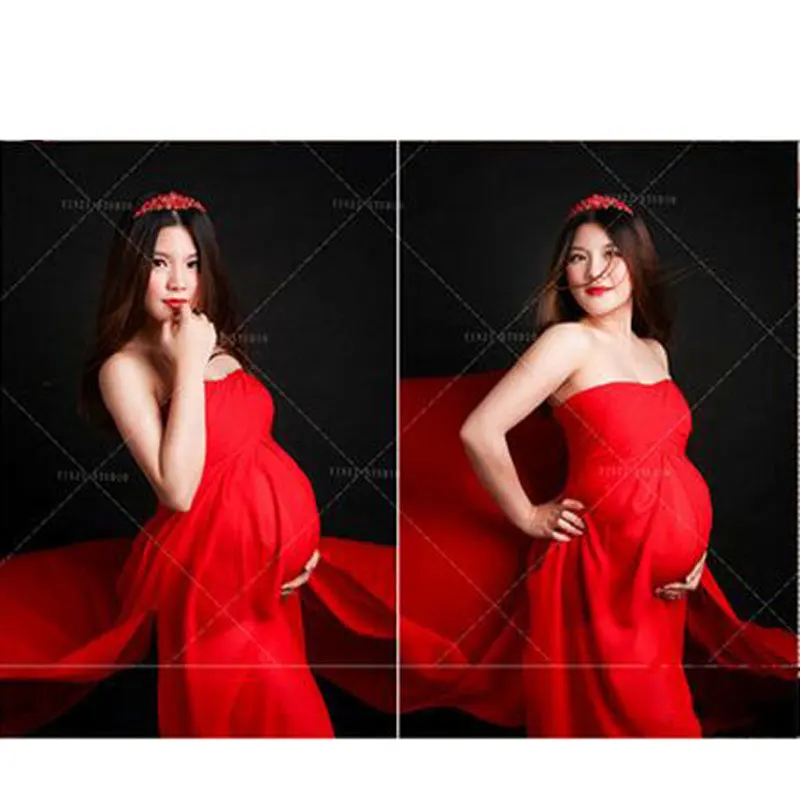 Promoting! Maternity Photography Props Clothes Pregnancy Dresses For